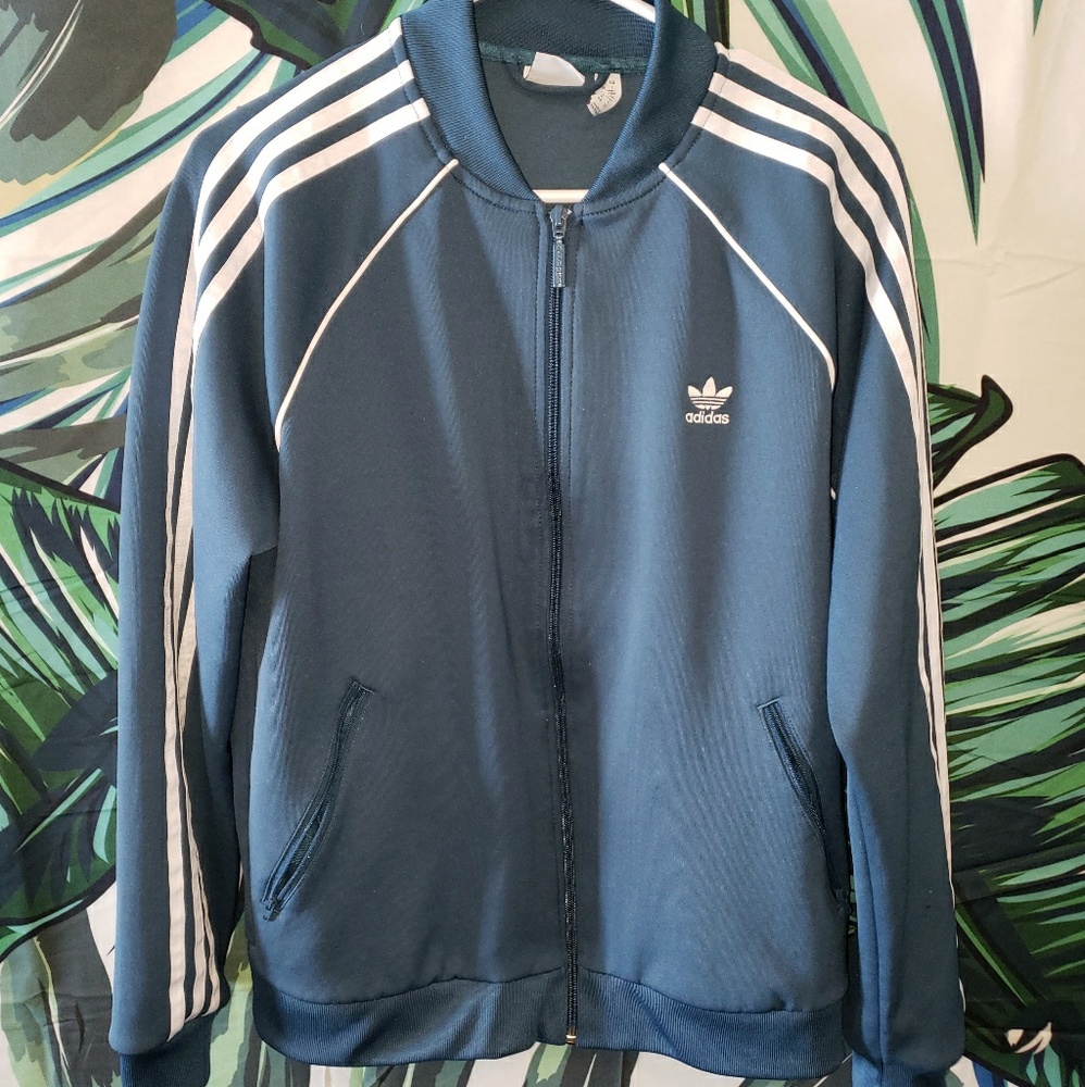 Blue adidas jacket